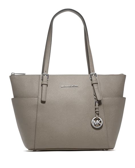 pearl grey michael kors purse|michael kors grey tote bag.